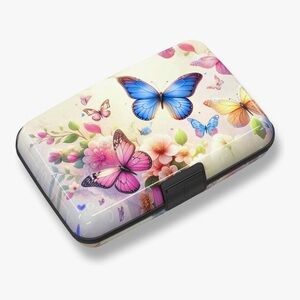 🆕 Credit Card Holder, Mini RFID Small Aluminum Card Wallet